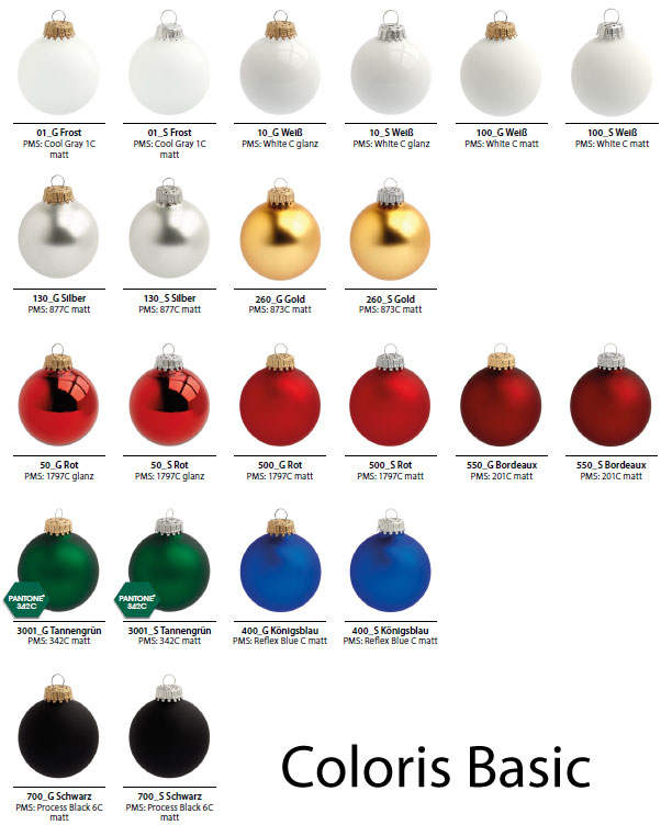 Boule de Noël publicitaire - 7 cm Basic