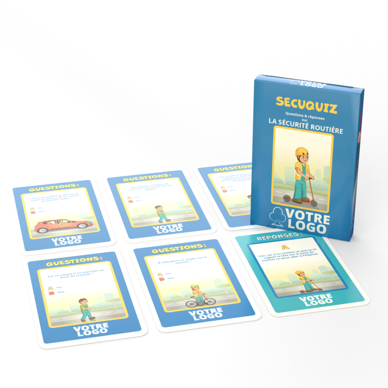 Jeu de quiz personnalisable - Différents thèmes Secuquiz