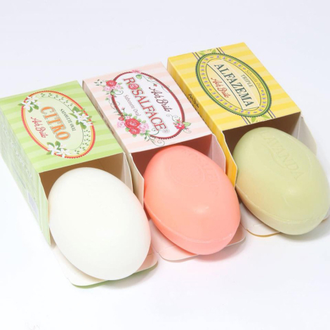 Savon galet personnalisé 150g FLORES