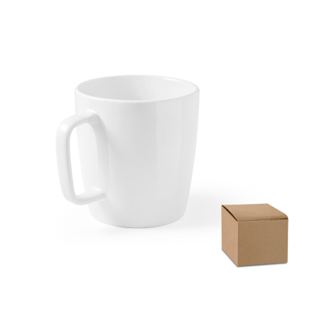 Mug promotionnel en céramique 450 ml DHONI WHITE