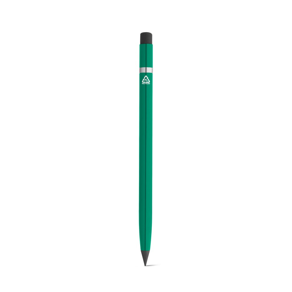 Stylo sans encre personnalisé alu recyclé LIMITLESS Vert