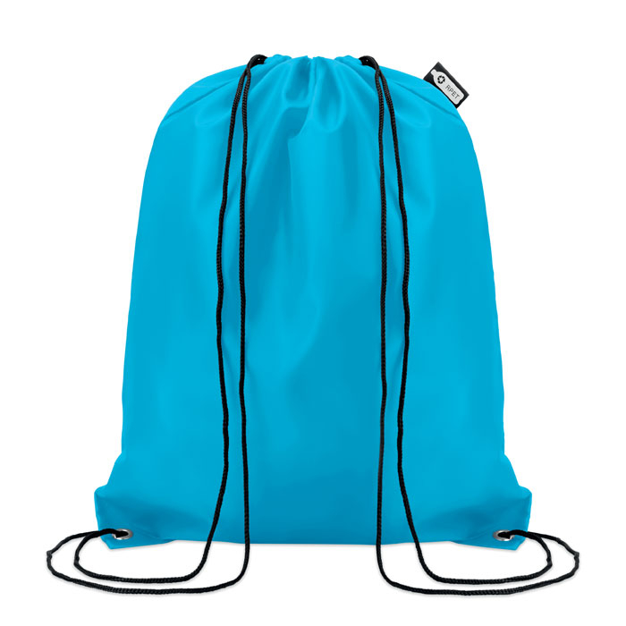 Gym bag publicitaire en rPET SHOOPPET Turquoise