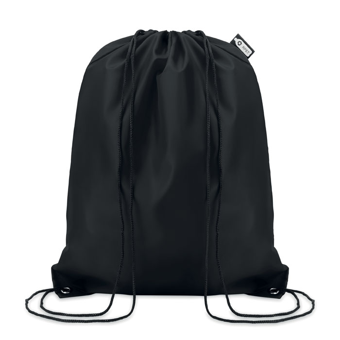 Gym bag publicitaire en rPET SHOOPPET Noir