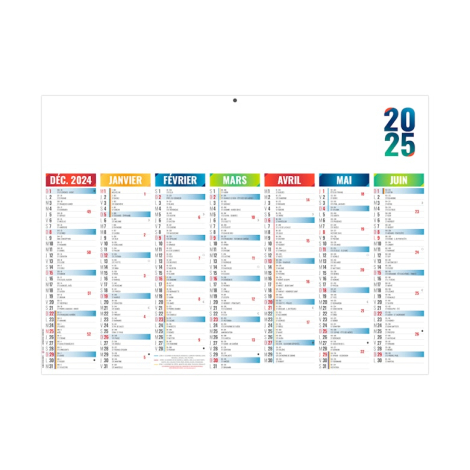 Calendrier bancaire personnalisable - ARLEQUIN