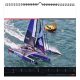 Calendrier illustré publicitaire - Voile sportive
