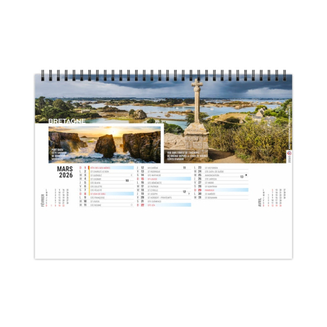 Chevalet publicitaire standard 13 feuillets - Grand angle