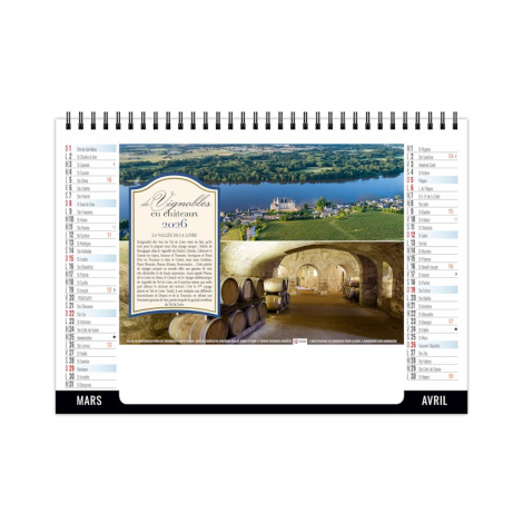 Chevalet publicitaire standard 7 feuillets - Vendange