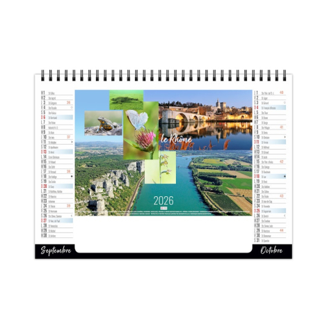 Chevalet publicitaire standard 7 feuillets - Fleuve d'Europe