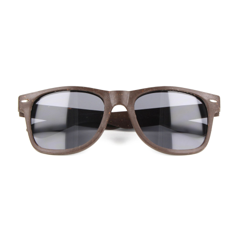 Lunettes de soleil personnalisées fibres de café UV400 Justin