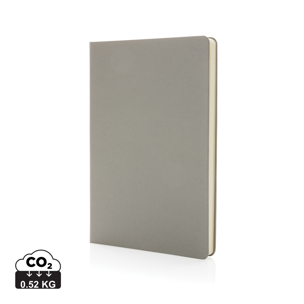 Carnet A5 à personnaliser couverture rigide Gris