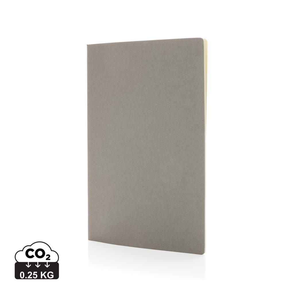 Carnet A5 personnalisable à couverture souple Gris