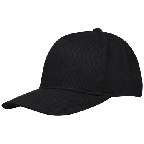 Casquette recyclée personnalisable 5 panneaux Onyx Noir