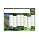Calendrier bancaire personnalisable 2026 - Jardin