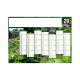 Calendrier bancaire personnalisable 2026 - Jardin