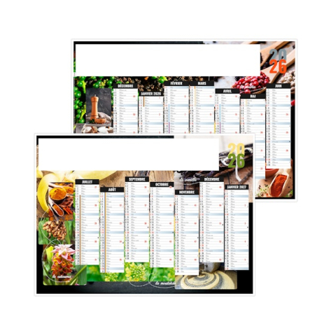 Calendrier bancaire personnalisable - EPICES