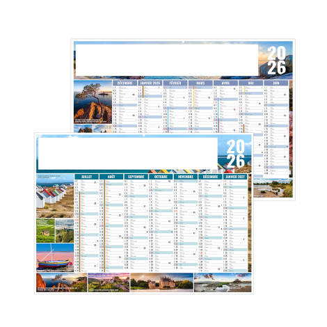 Calendrier bancaire publicitaire 2026 - Julien