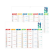 Calendrier scolaire promotionnel - Arlequin