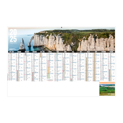 Calendrier scolaire publicitaire maxi - Libre choix