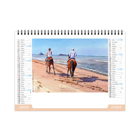 Chevalet promotionnel standard 7 feuillets - Littoral