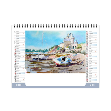Chevalet promotionnel standard 7 feuillets - Littoral