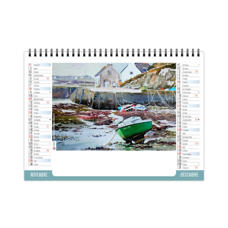 Chevalet promotionnel standard 7 feuillets - Littoral
