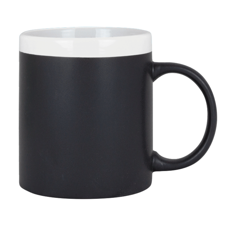 Mug ardoise à personnaliser SLATE Blanc