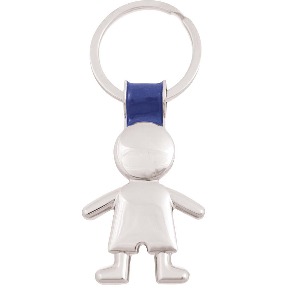 Porte-clés personnalisable KINDER Bleu