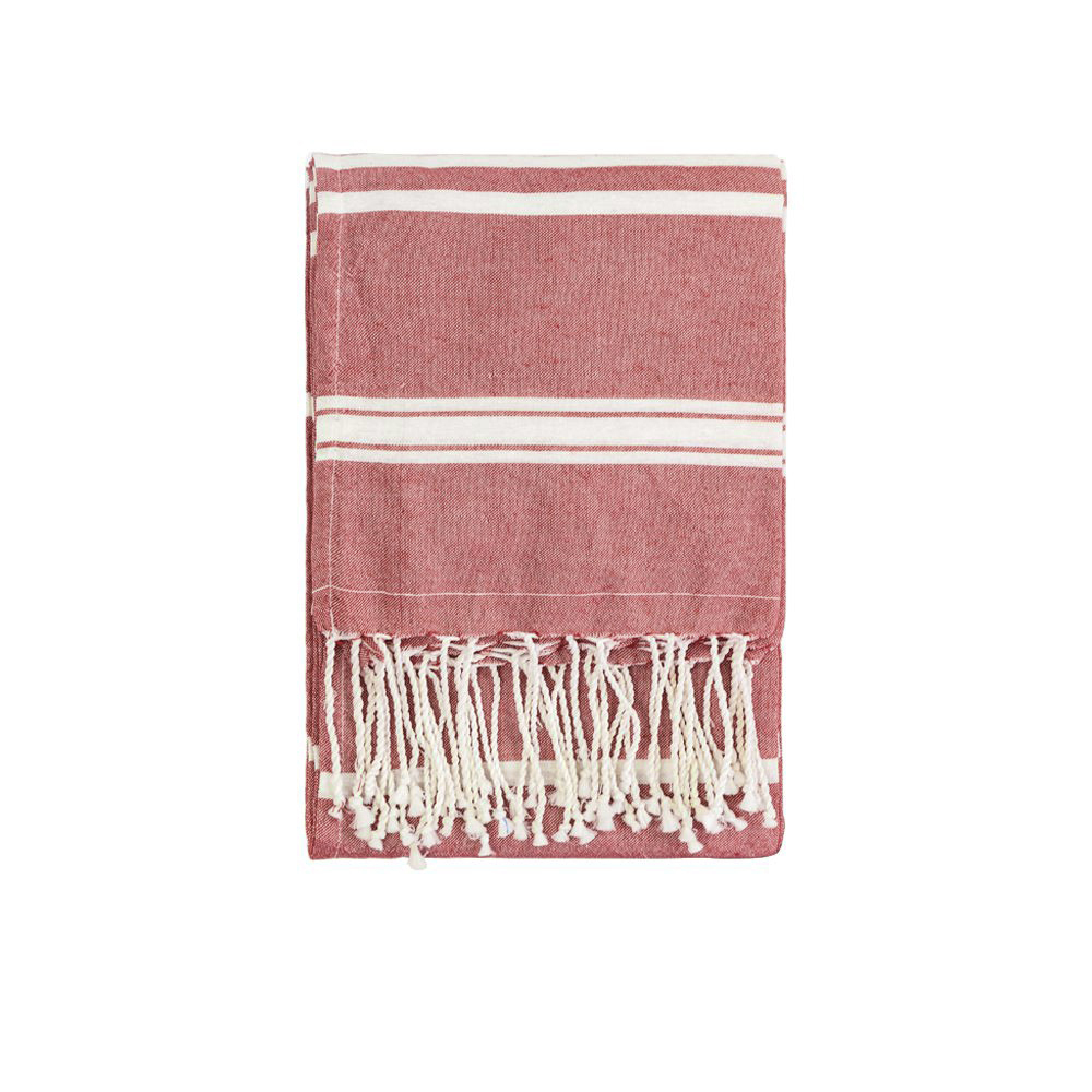 Paréo fouta publicitaire ZANZIBAR Rouge