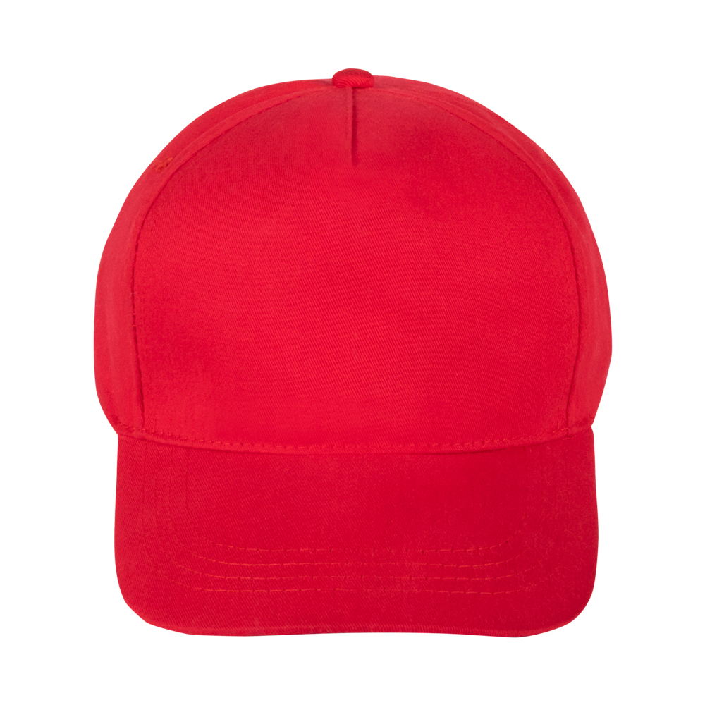 Casquette coton 5 pans à personnaliser FIRST-CLASS Rouge