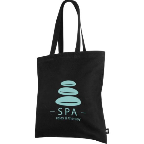 Sac shopping publicitaire coton 300g 10 NOIR