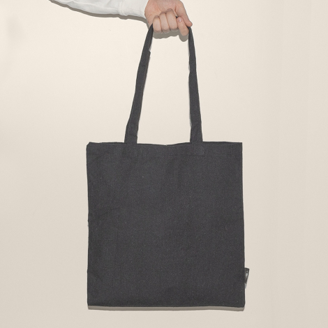 Sac shopping publicitaire coton 300g 10 NOIR