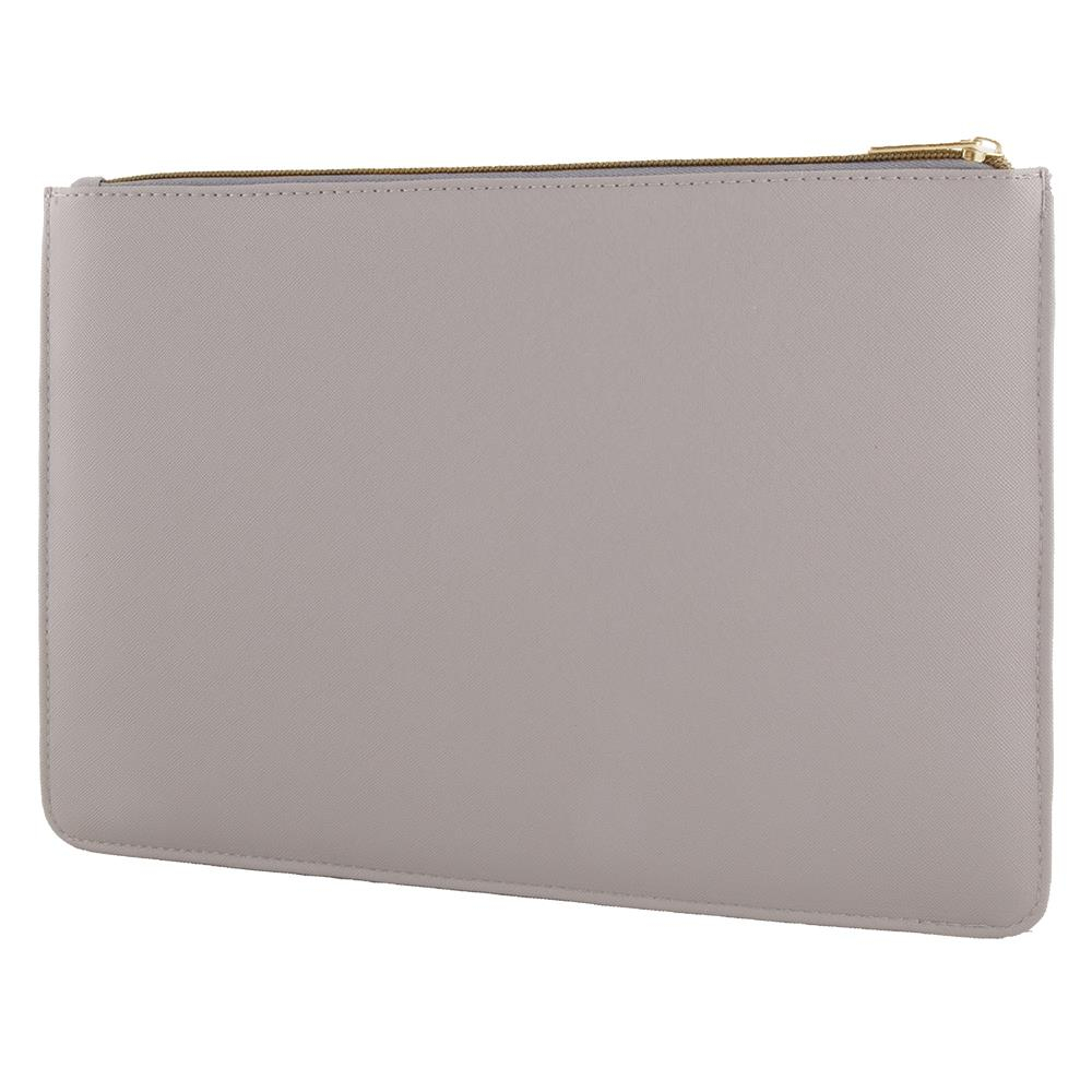 Trousse matelassée personnalisée A4 IN-STYLE Gris