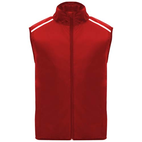 Bodywarmer de course personnalisé unisexe Jannu ROLY Rouge
