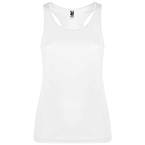 Débardeur publicitaire de sport pour femme Shura ROLY Blanc