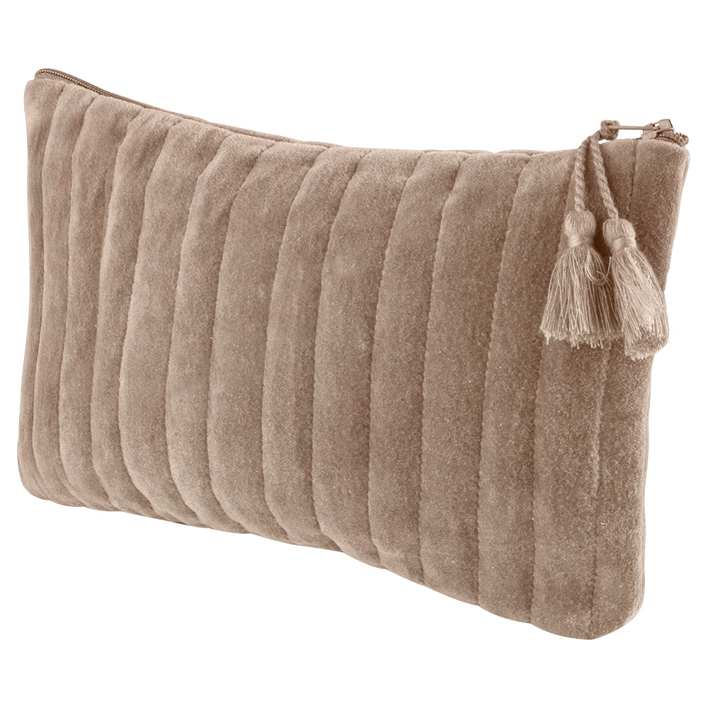Trousse en coton 325g à personnaliser VOLGA Marron
