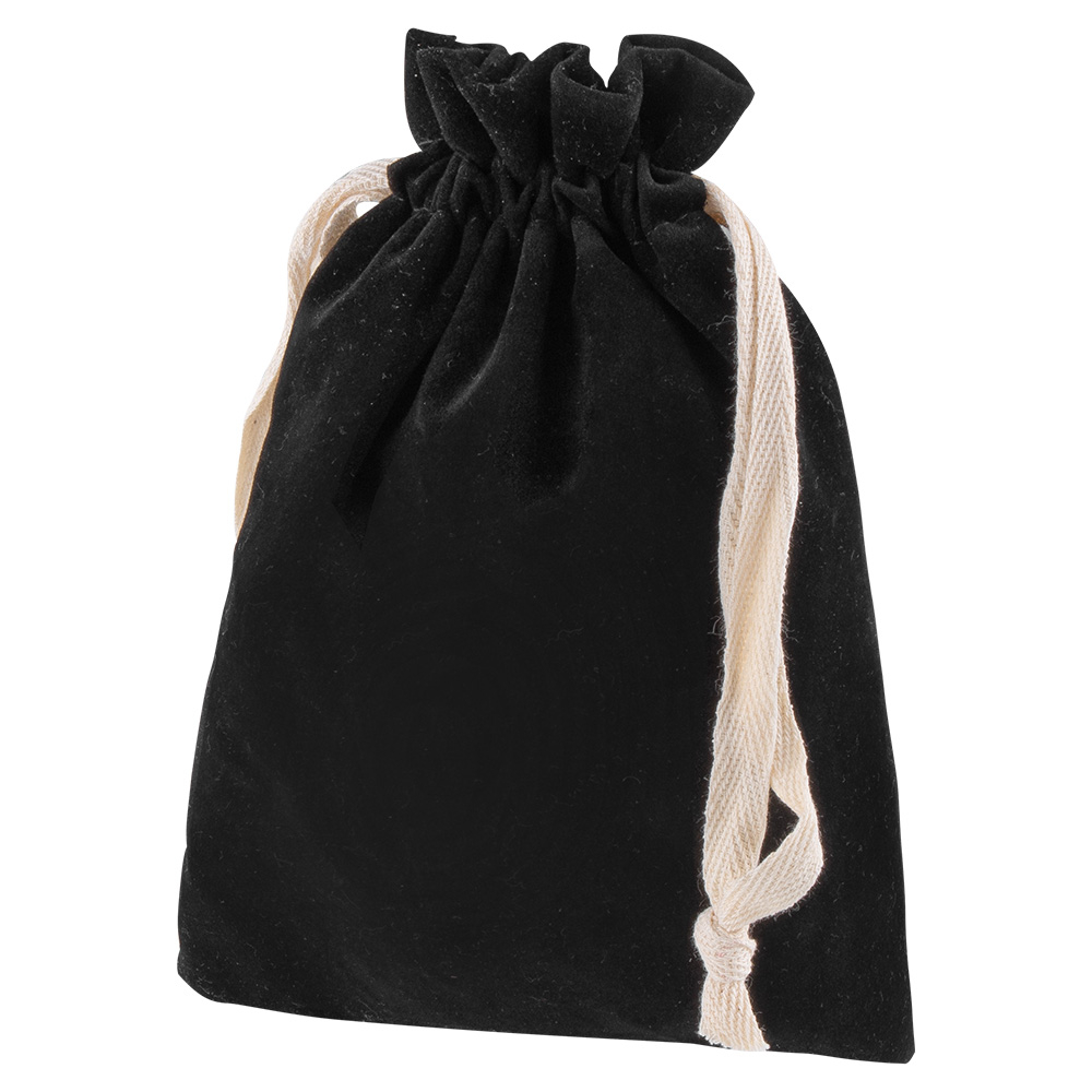 Petit sac de présentation en velours MONCH Noir