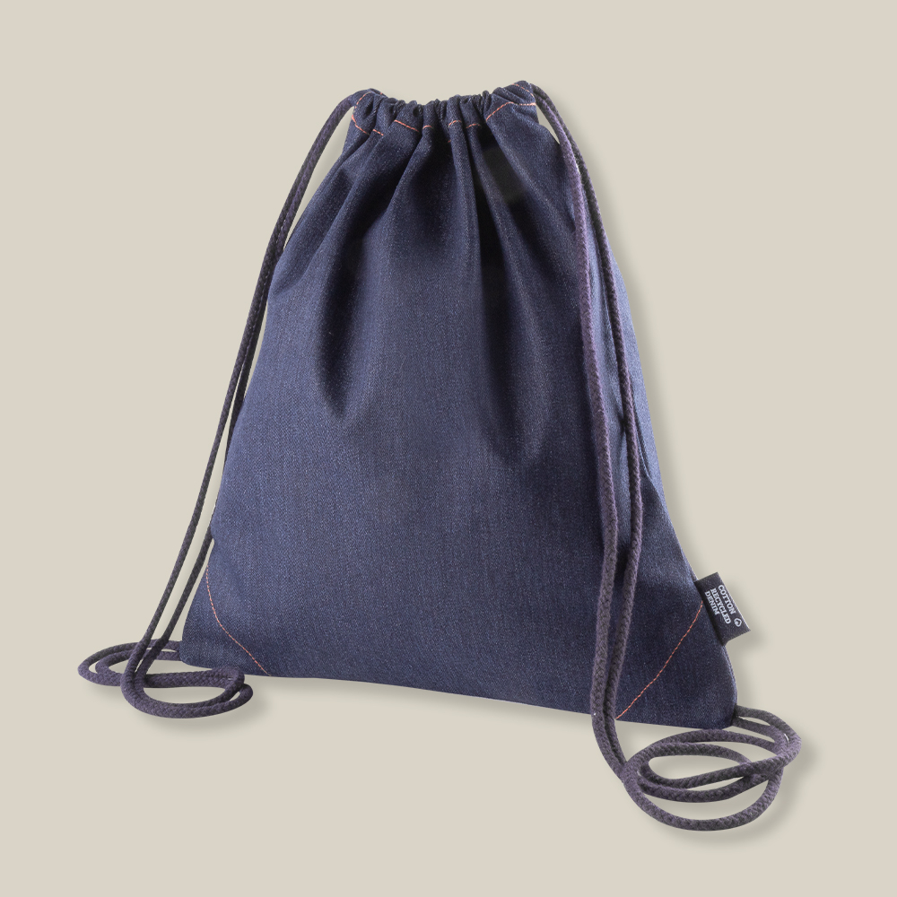 Gym bag en denim recyclé 240g personnalisé NASHVILLE Denim
