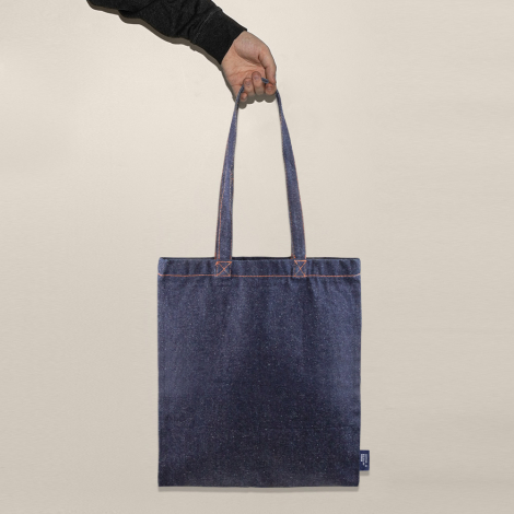 Tote bag promotionnel denim recyclé 250g NASHVILLE