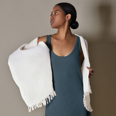 Paréo personnalisable coton équitable 85g CONIFER