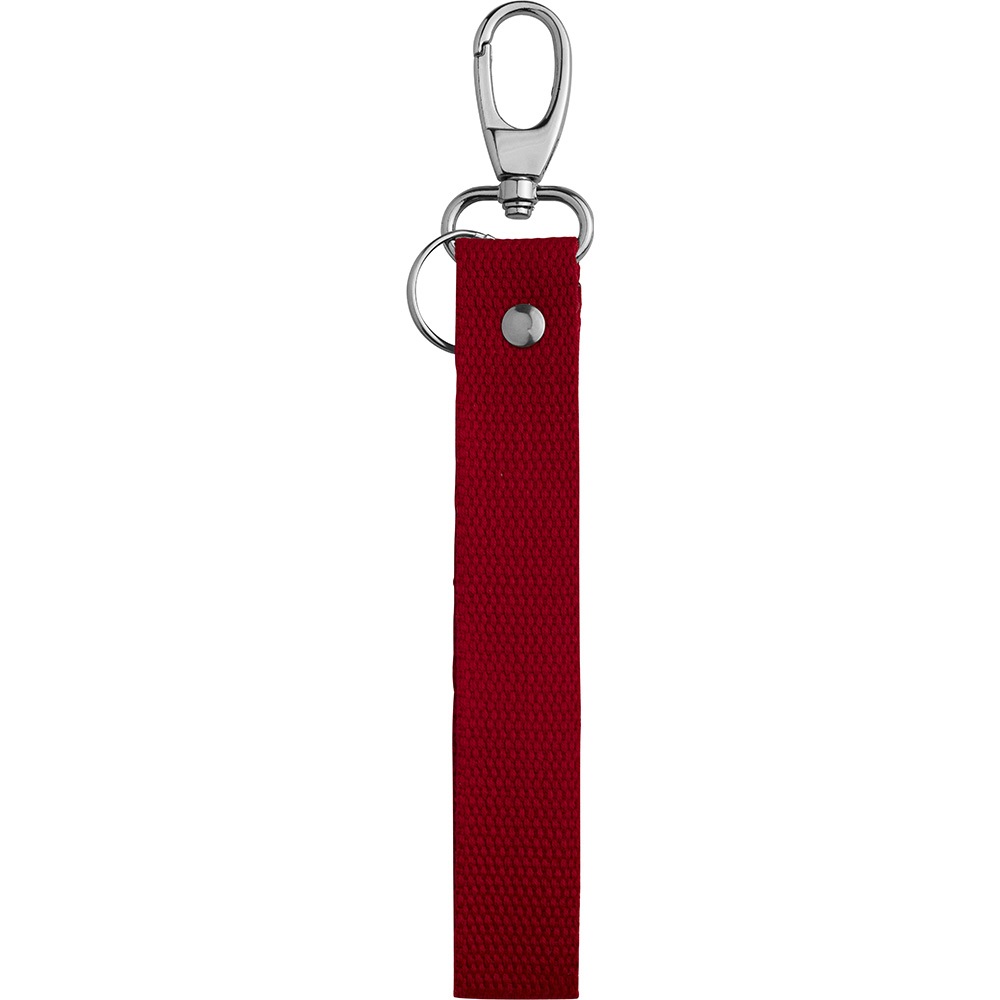 Porte-clés personnalisable avec mousqueton HOSEGOR Rouge