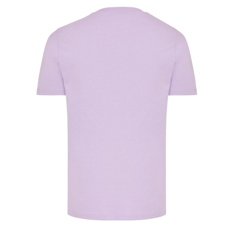Dos du t-shirt lavande IQONIQ présenté à plat pour mise en avant des zones de marquage