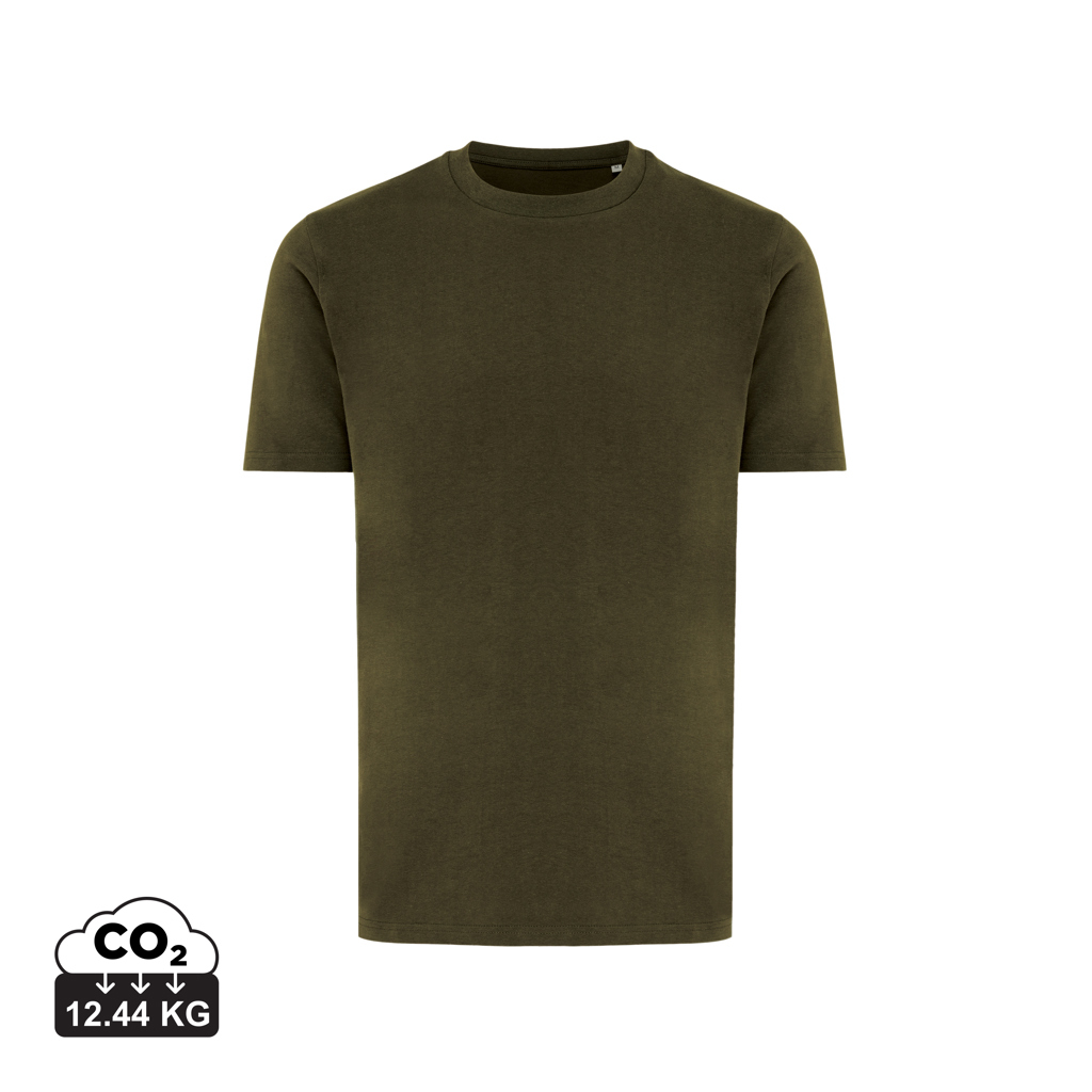 T-shirt personnalisable 180g unisexe Brett Iqoniq kaki