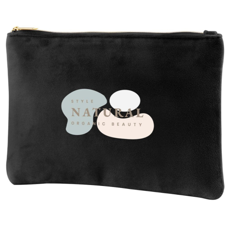 Trousse de beauté en velours à personnaliser LEUNA
