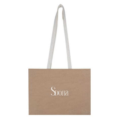 Sac cadeau promotionnel en kraft 150g 35x25x12 cm STOR