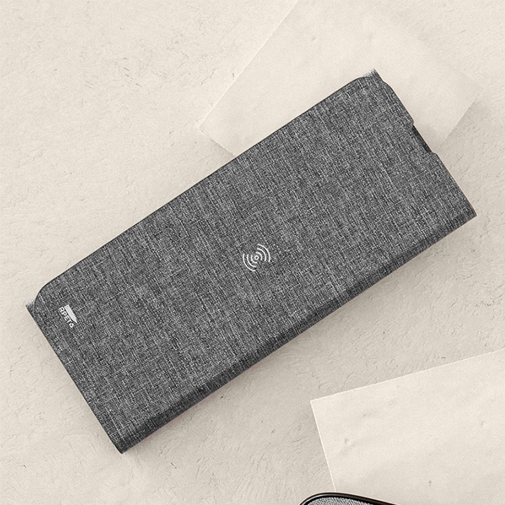 Tapis de souris publicitaire en rPET Gris