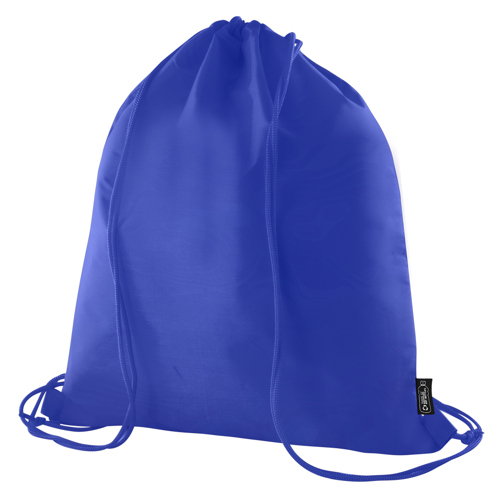 Gym bag promotionnel en rPET GLEAM Bleu