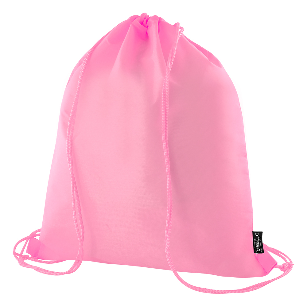 Gym bag promotionnel en rPET GLEAM Rose