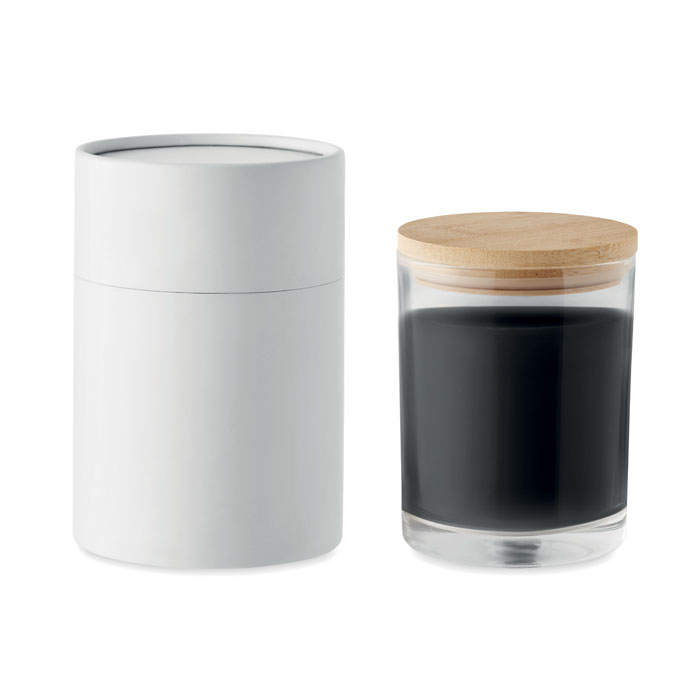 Bougie personnalisée parfum vanille ANCIENT HIGH Noir