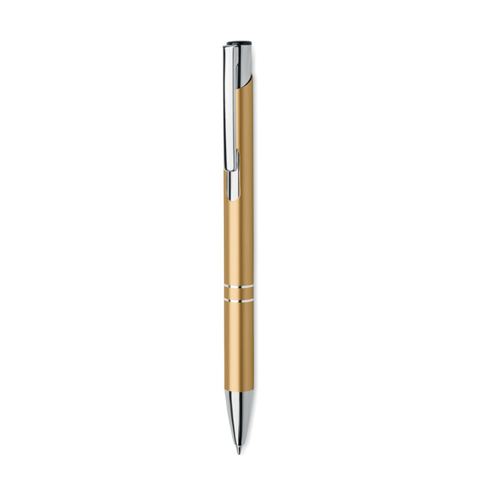 Stylo à bille personnalisé en alu recyclé Or