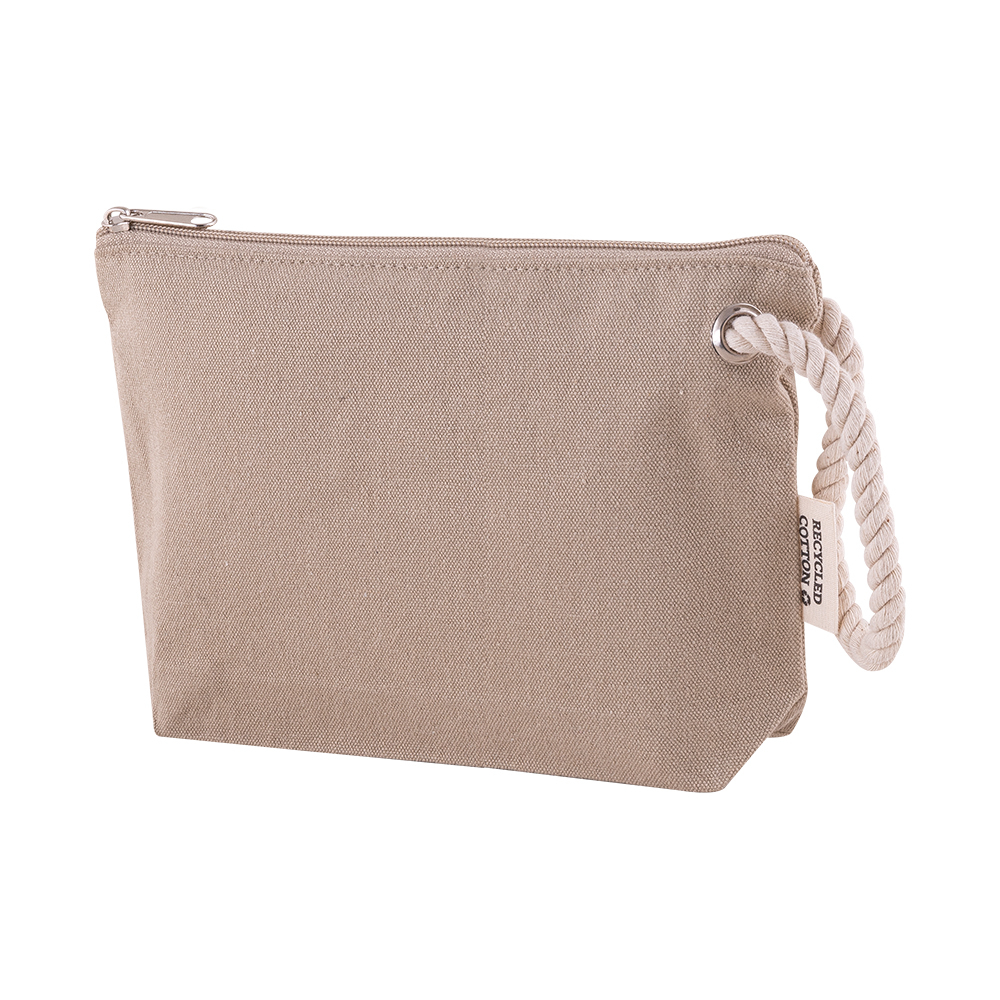Trousse personnalisable coton recyclé 300g KAMBA Beige